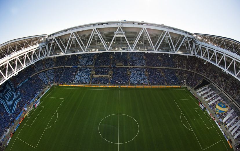 Premiärtifot på Tele2 Arena 2013 sett ovanifrån